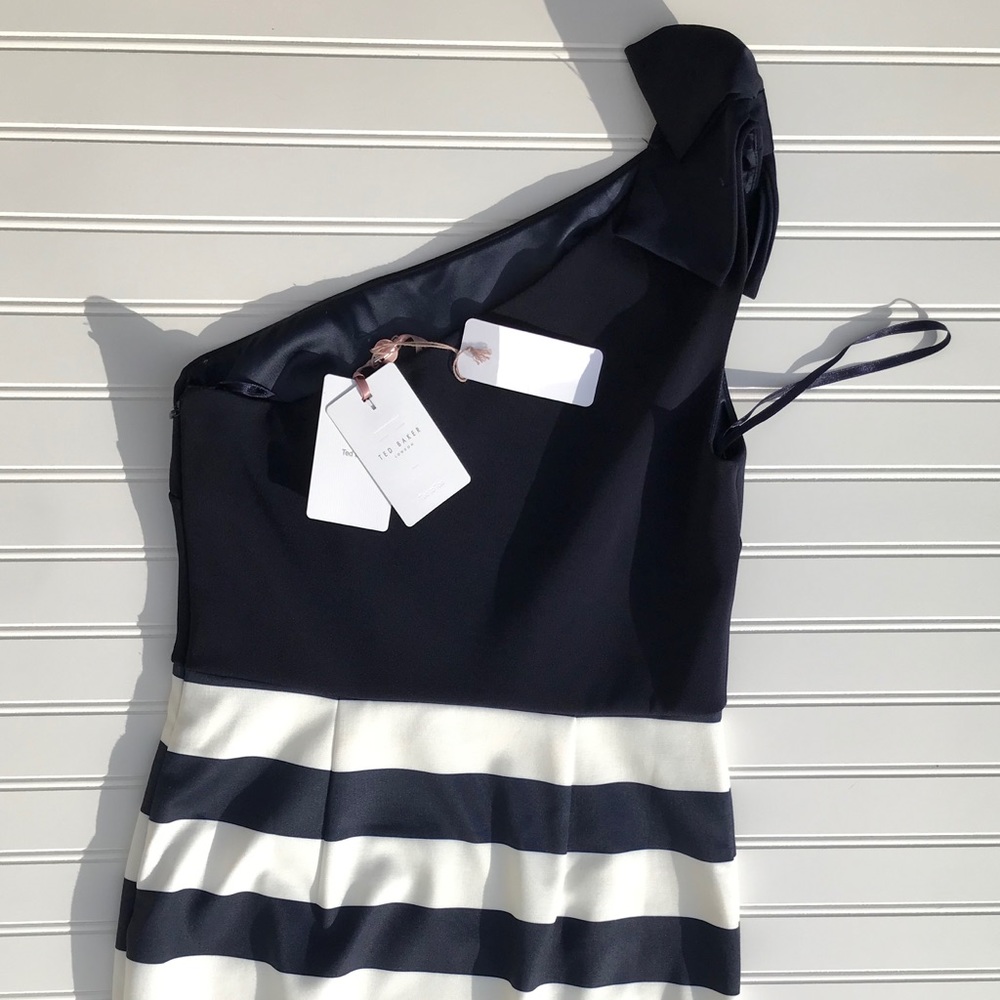 New Ted Baker One Shoulder Dress - Picture 5 of 8